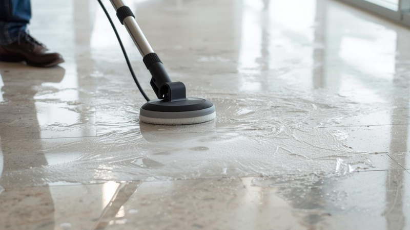 Stone cleaning London using chemical treatment on walls