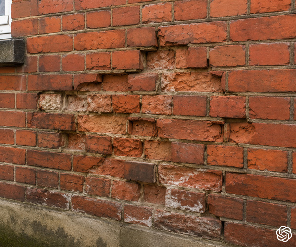 What Looks Like Dirt Today Becomes Brick Damage Tomorrow